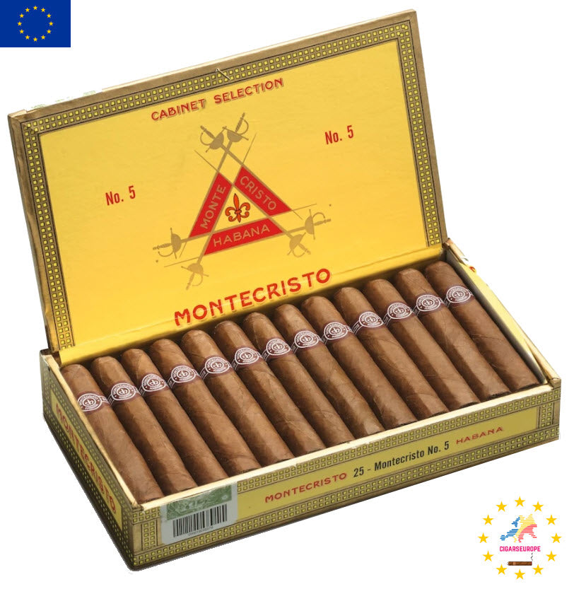 MONTECRISTO Montecristo No.5 | Box of 25 (Dress Box) – Cigarseurope.eu