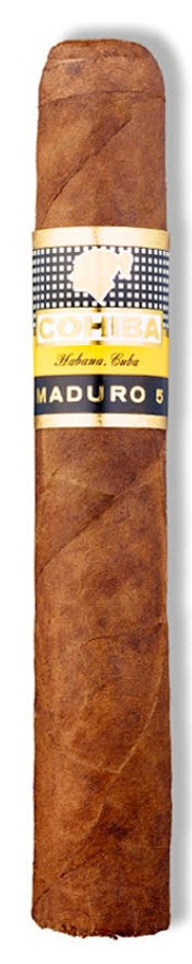 COHIBA - Maduro 5 Genios | Box of 25 (B.L.Boîte Nature Box)