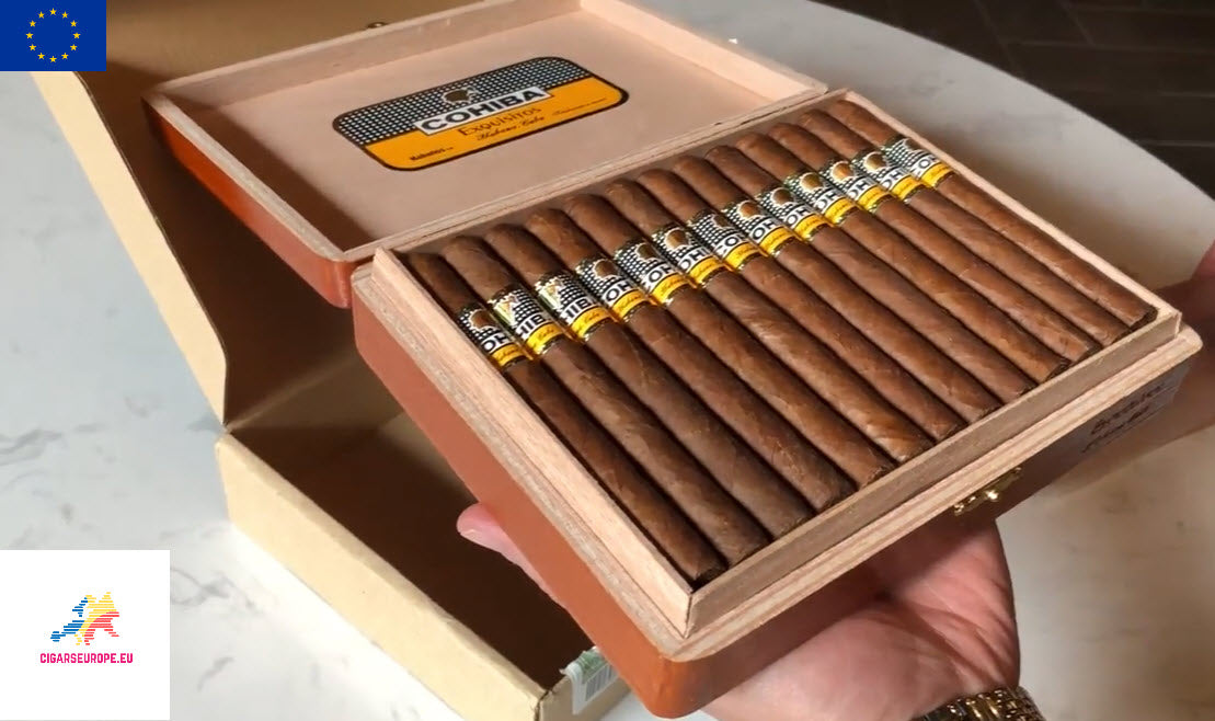 COHIBA - Exquisitos | Box Of 25 (5x5 Packs) – Cigarseurope.eu